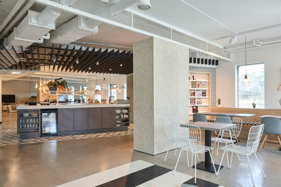 Kantine met saladebar