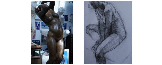 Facebook weigert 'naakte' advertentie Groningse beeldhouwer