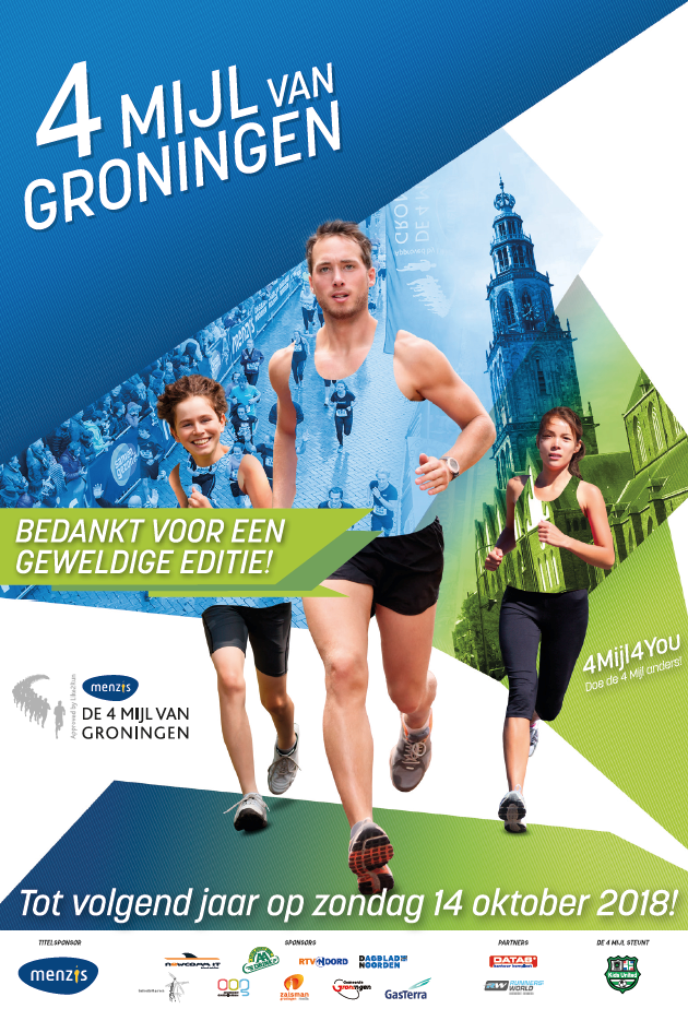 Datum 4 Mijl 2018 nu al bekend; Organisatie dankt alle deelnemers