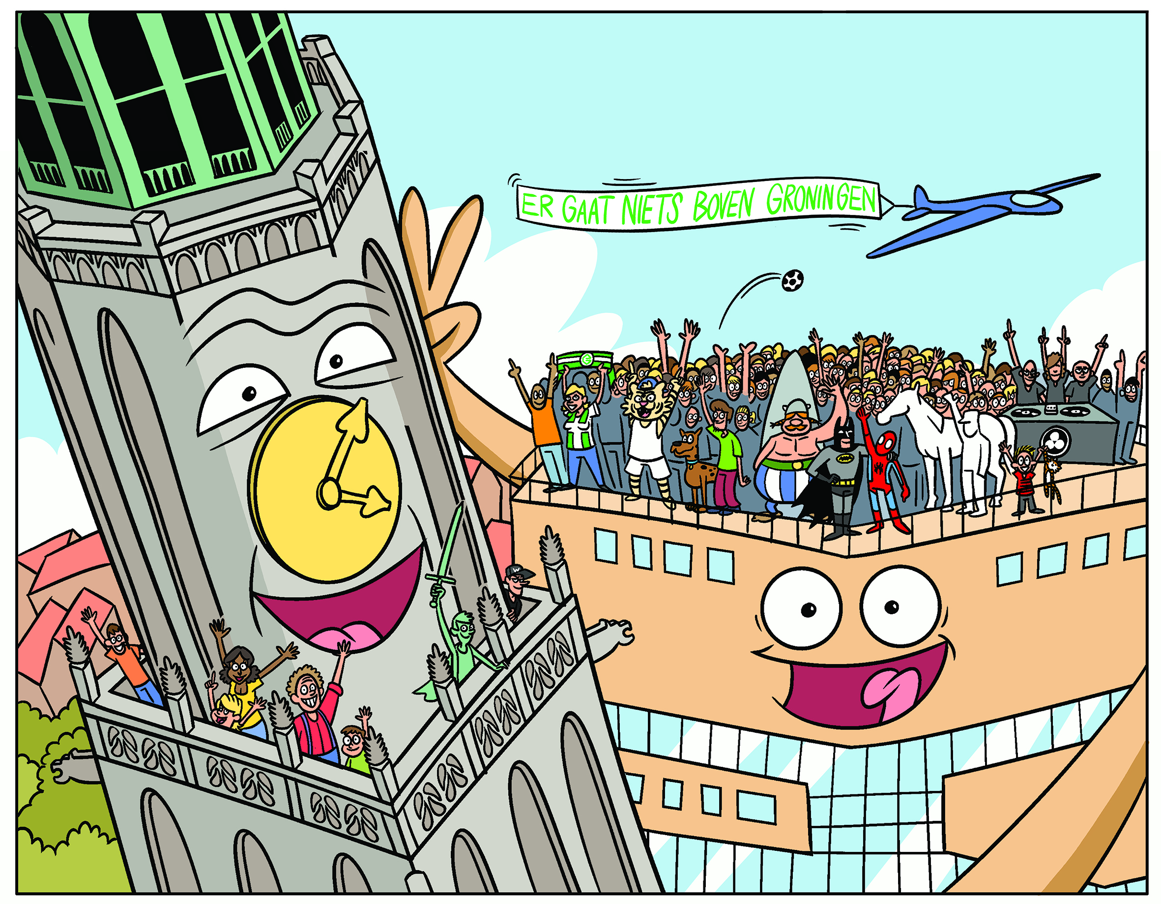 Nieuwe strip op Grote Markt