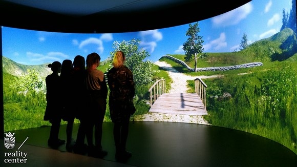 Romantisch panorama in Groninger Museum