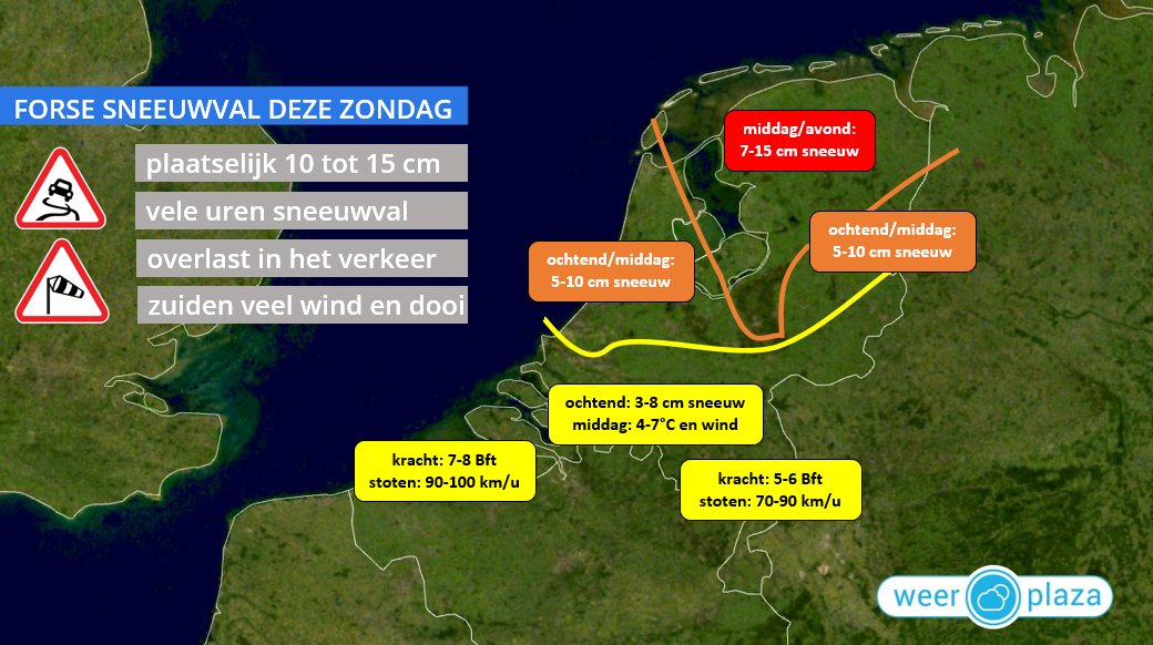 Code oranje: ‘Blijf lekker thuis en maak een sneeuwpop’