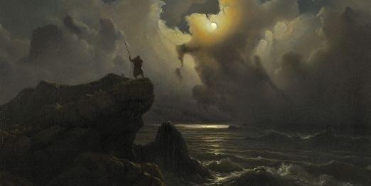 Schilderij uit de expositie 'De Romantiek in het Noorden'.