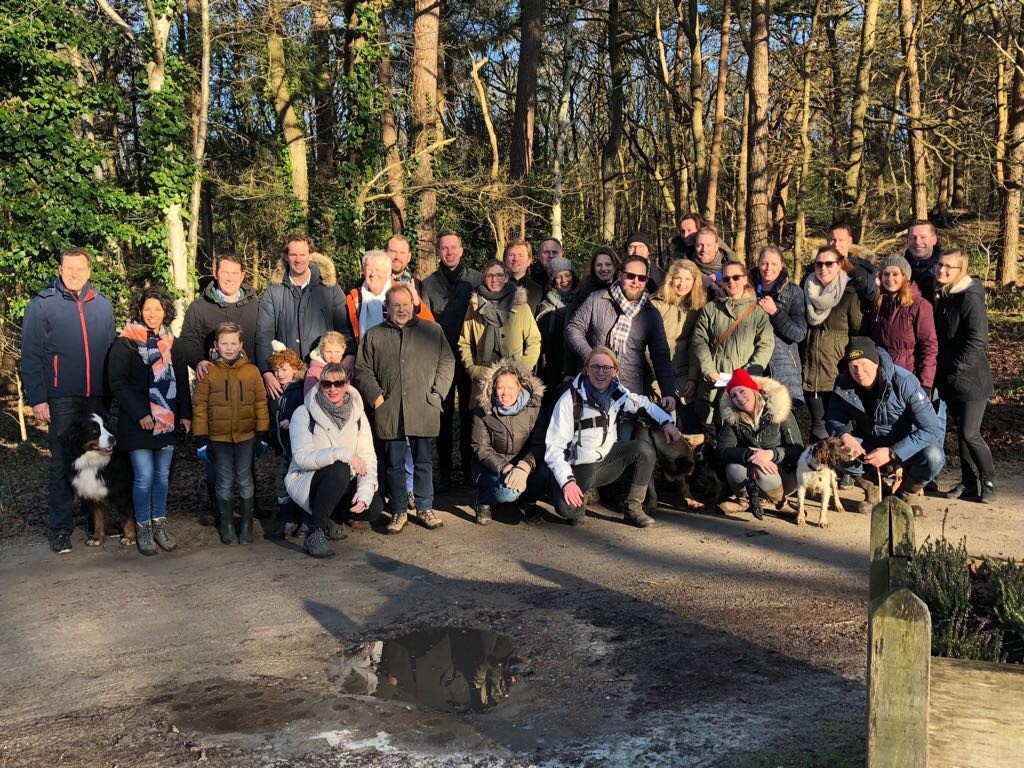 Commercieele Clubs Groningen starten 2018 met zonnige Nieuwjaarswandeling