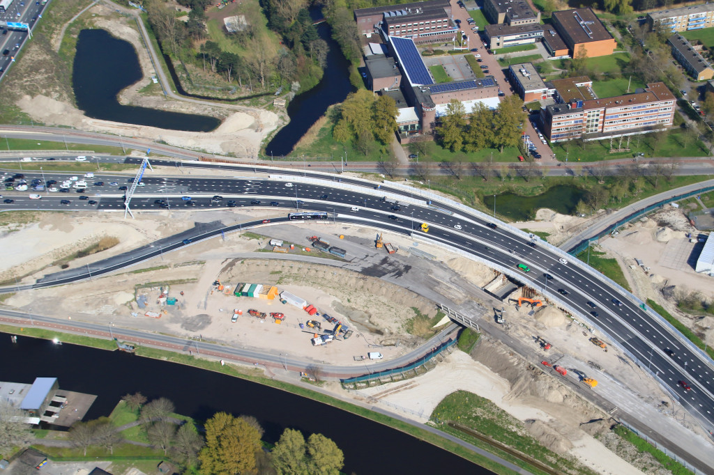 Viaduct Brailleweg afgesloten na flinke wateroverlast