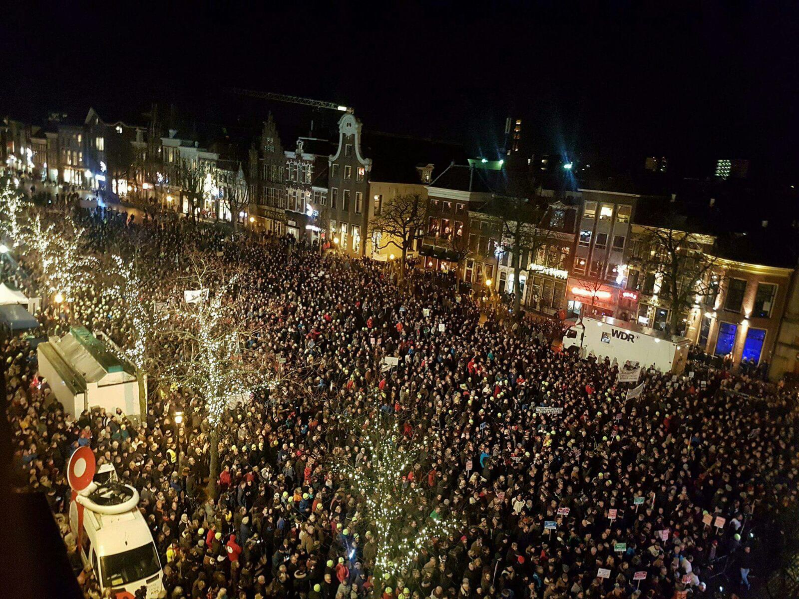 Fakkeltocht: ‘Ik dacht dat ik door de vloer zou zakken’