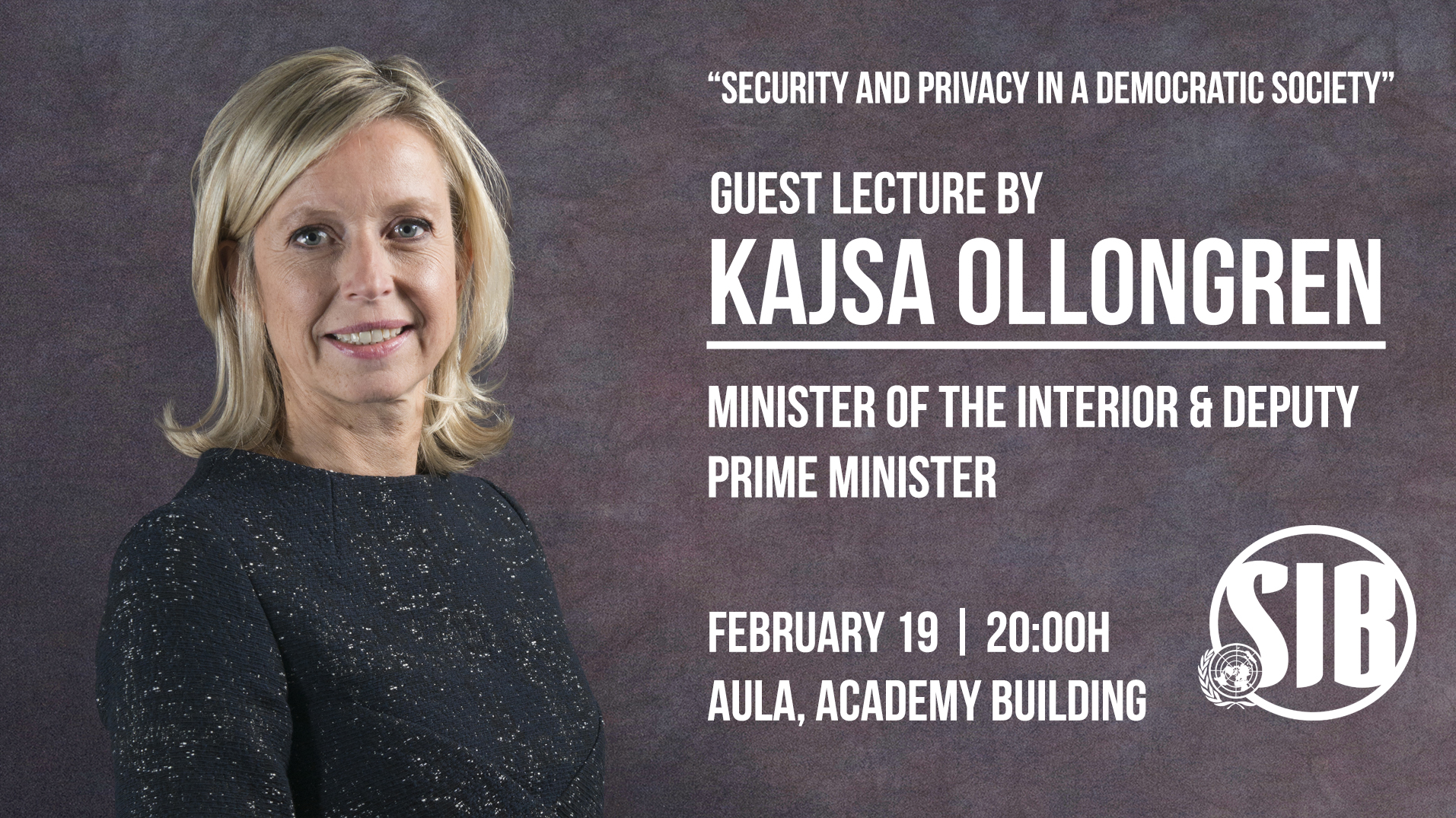 Minister Ollongren in Groningen - over 'sleepwet' en nepnieuws