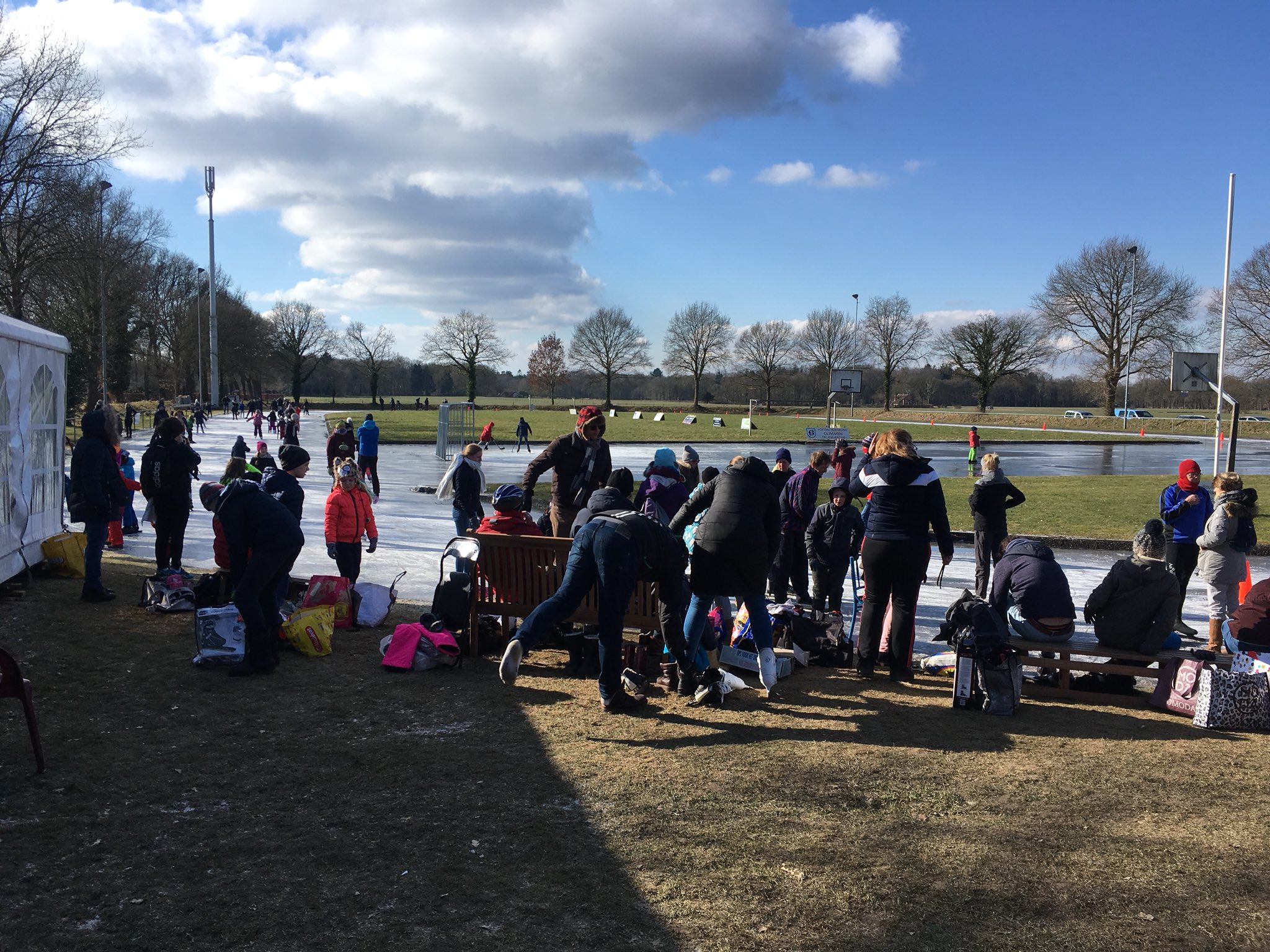 Schaatsen op natuurijs: banen open in- en om Groningen