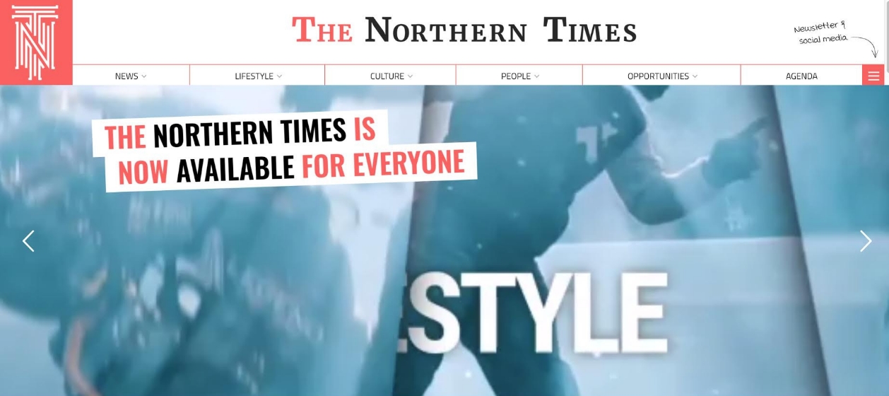 The Northern Times: a news site for internationals in the north