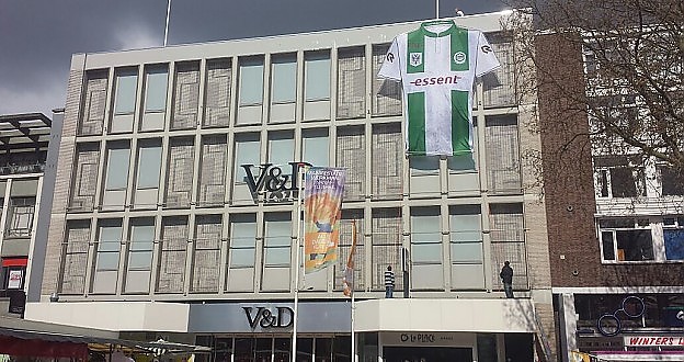 Nieuwe toekomst V&D pand Groningen