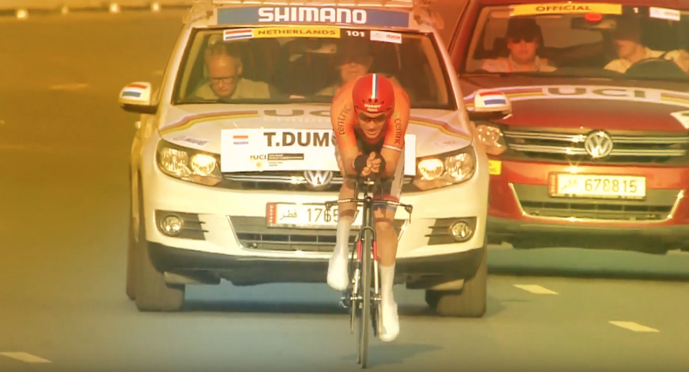 Is de Grote Markt tijdens het WK Wielrennen het startdecor van de tijdrit?