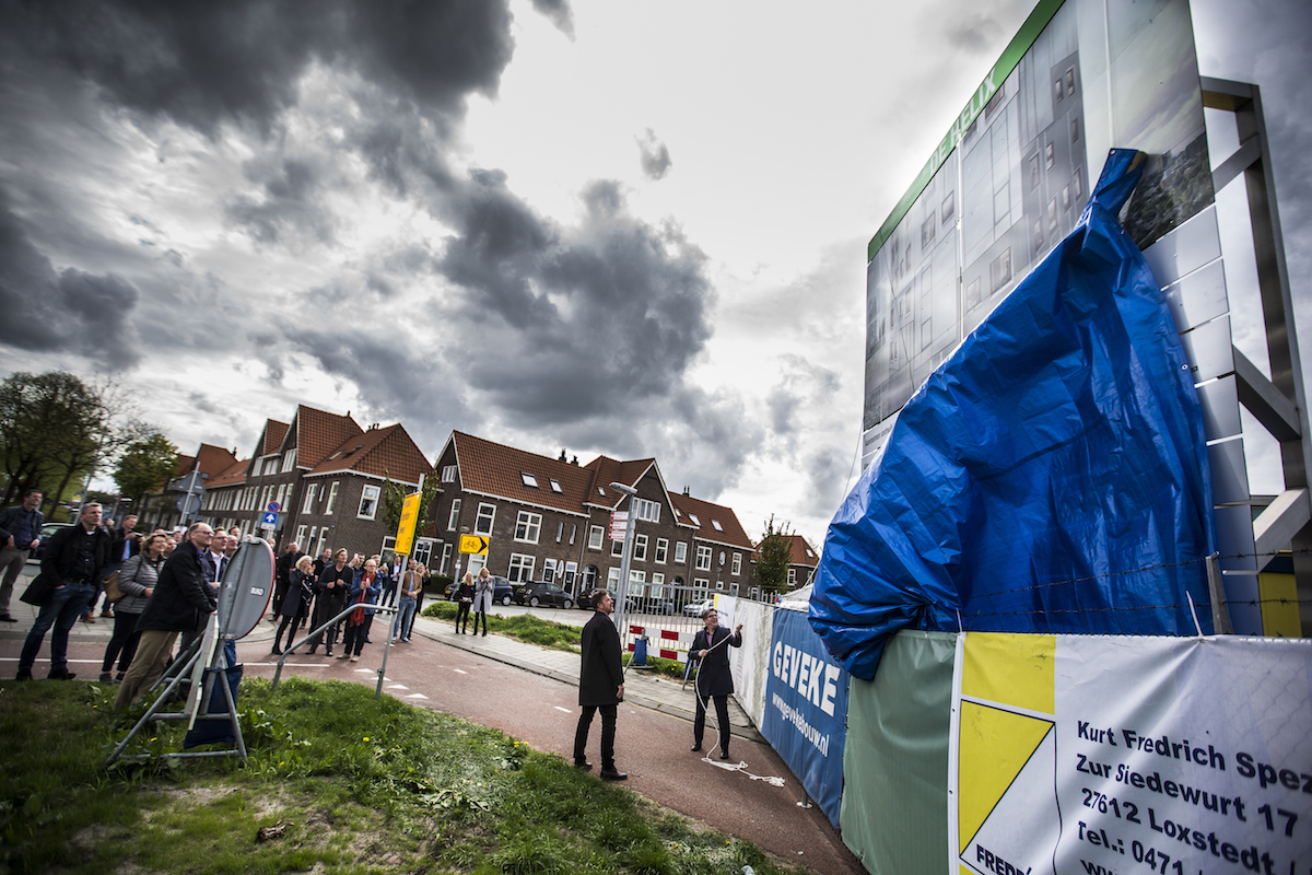 Onthulling van de nieuwe naam - Foto: Siese Veenstra