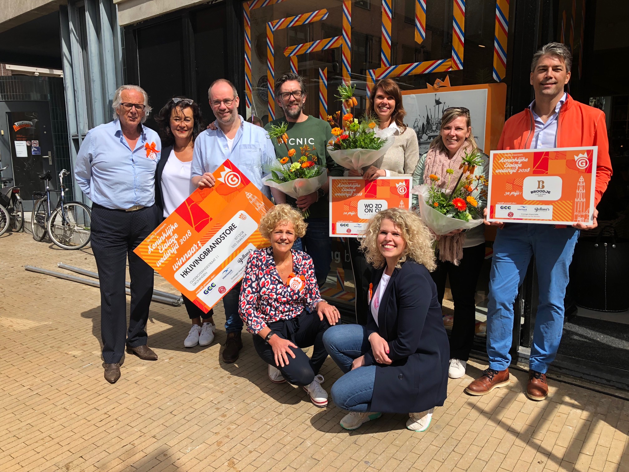 Winnaars etalagewedstrijd Groningen in het zonnetje