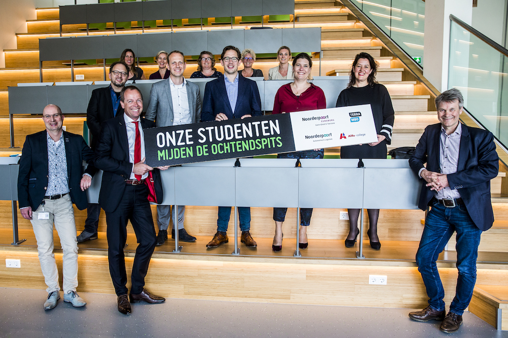 Groninger scholen roosteren anders: 950 studenten uit ochtendspits