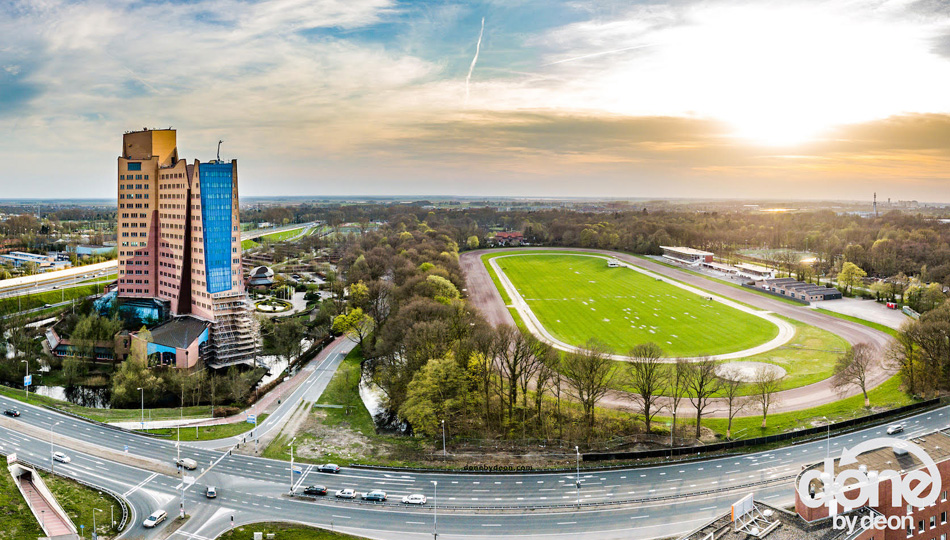 Groningen in Beeld - Gasunie,  A7, Stadspark