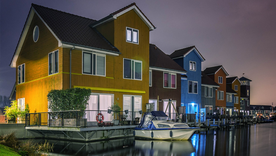 Groningen in Beeld - Avondlicht Reitdiephaven