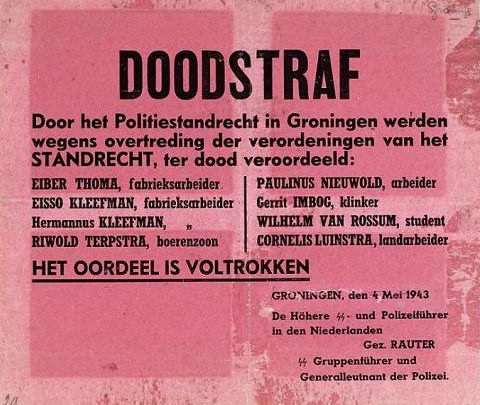 Herdenking 'melkstaking' Marum 1943 onderdeel landelijke uitzending NOS