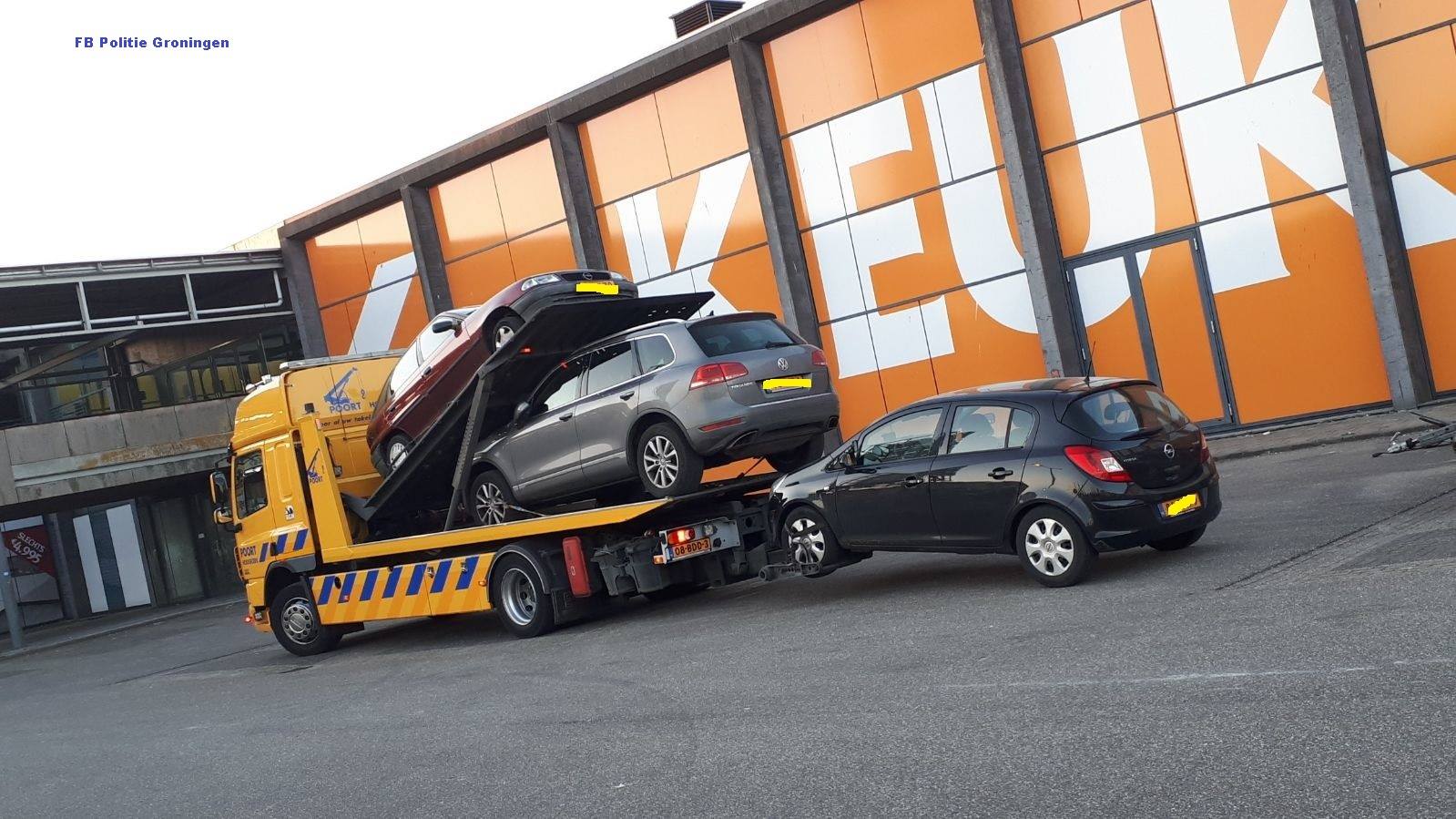 Grootscheepse verkeerscontrole levert tal van boetes en afgesleepte auto's op