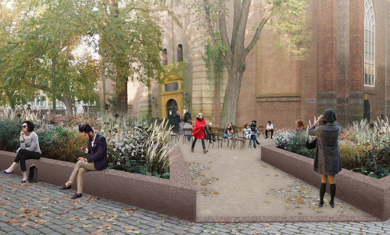 Bomen bij Der Aa-kerk voorlopig niet gekapt