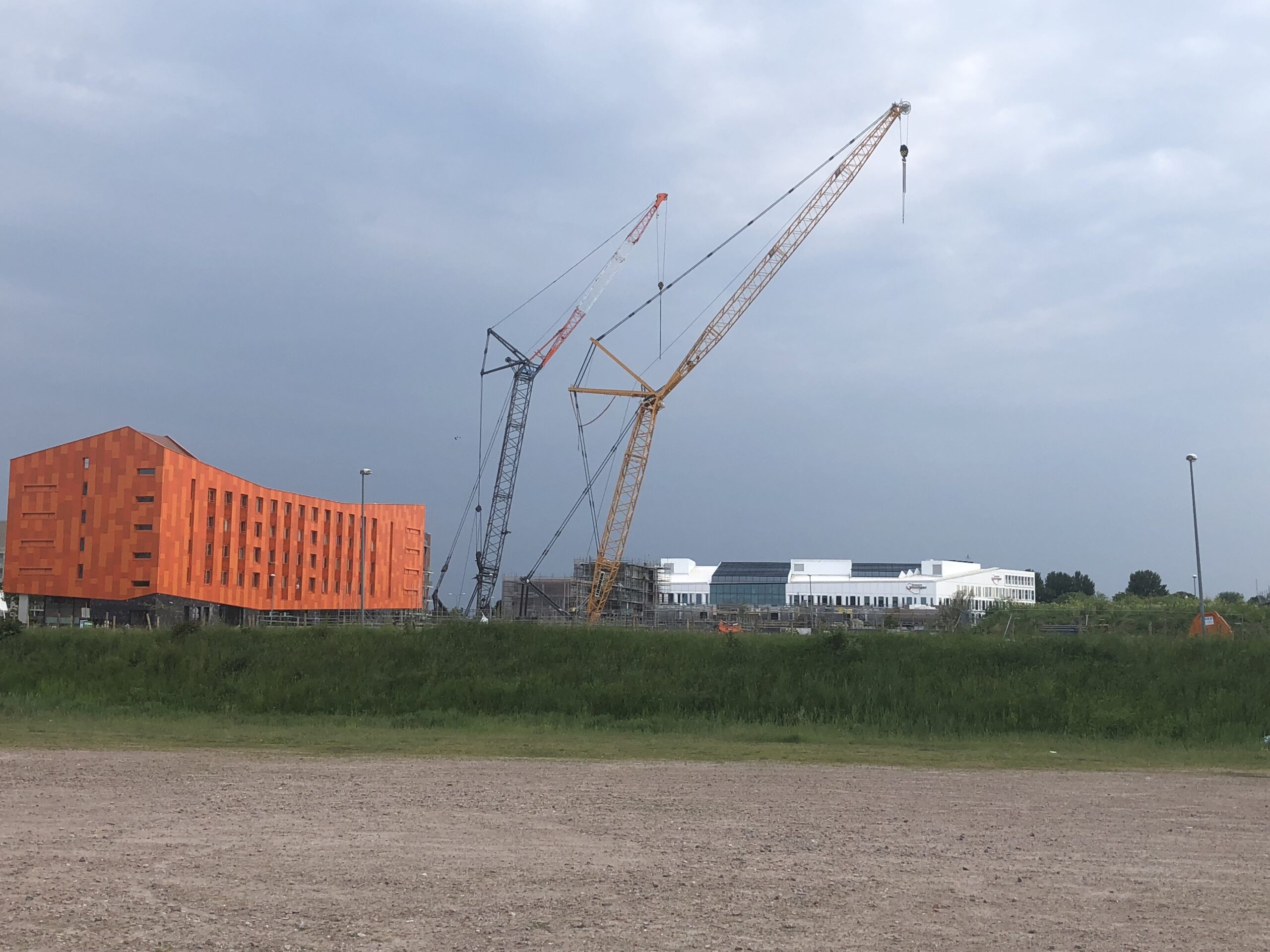 Europapark, nieuwbouw van kantoren