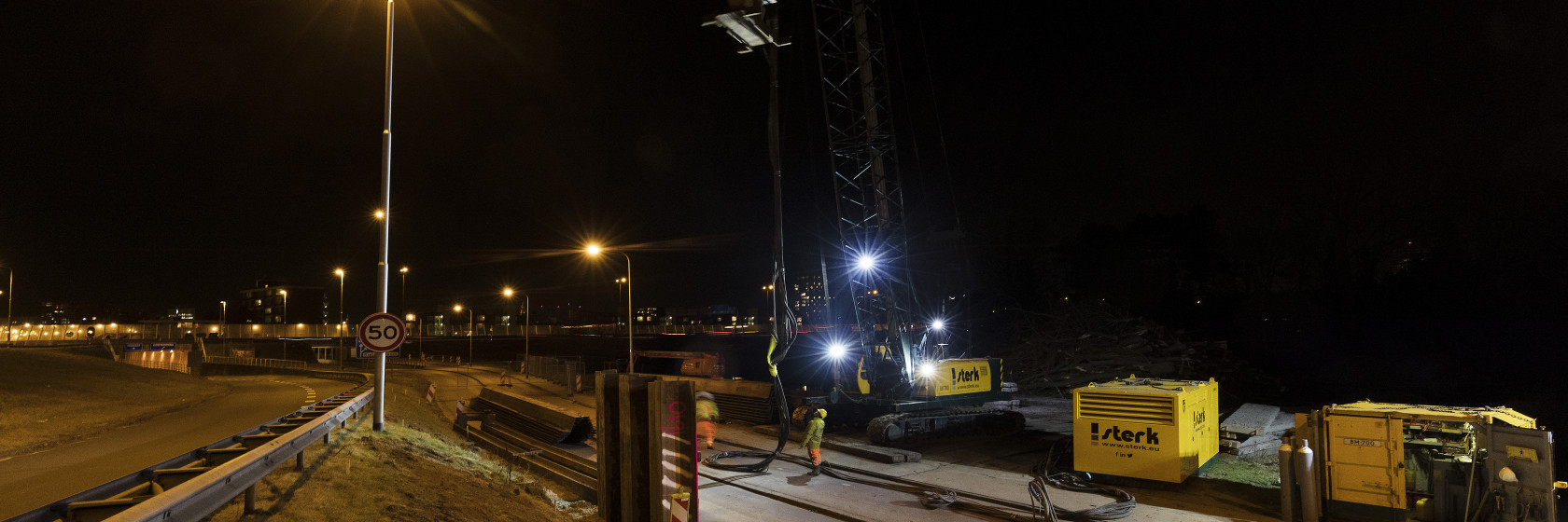 Nachtelijke hinder Brailleweg na dit weekend voorbij