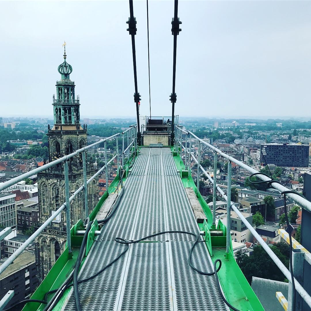 Vaarwel, torenkraan Groninger Forum