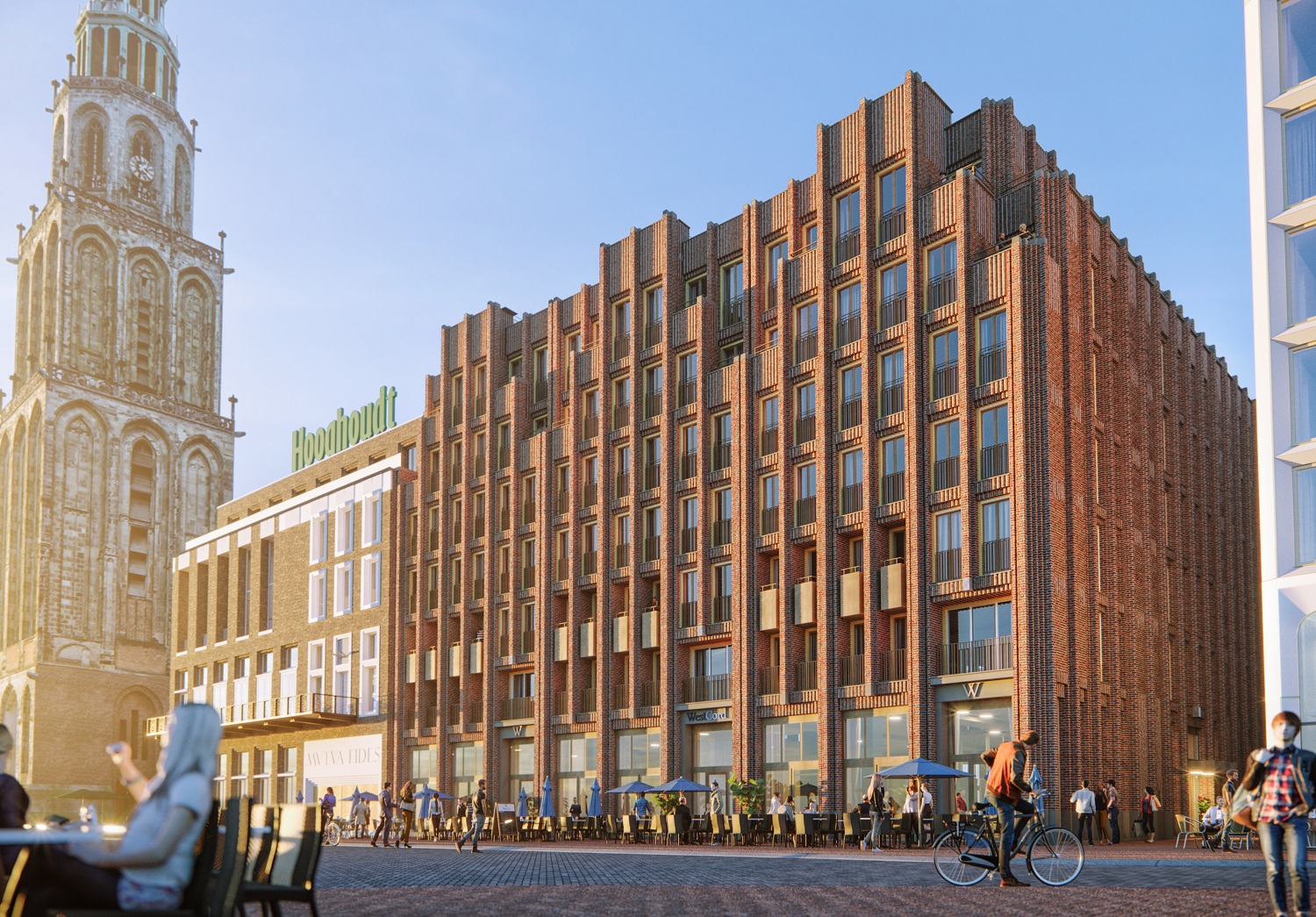 Definitief ontwerp WestCord hotel Grote Markt