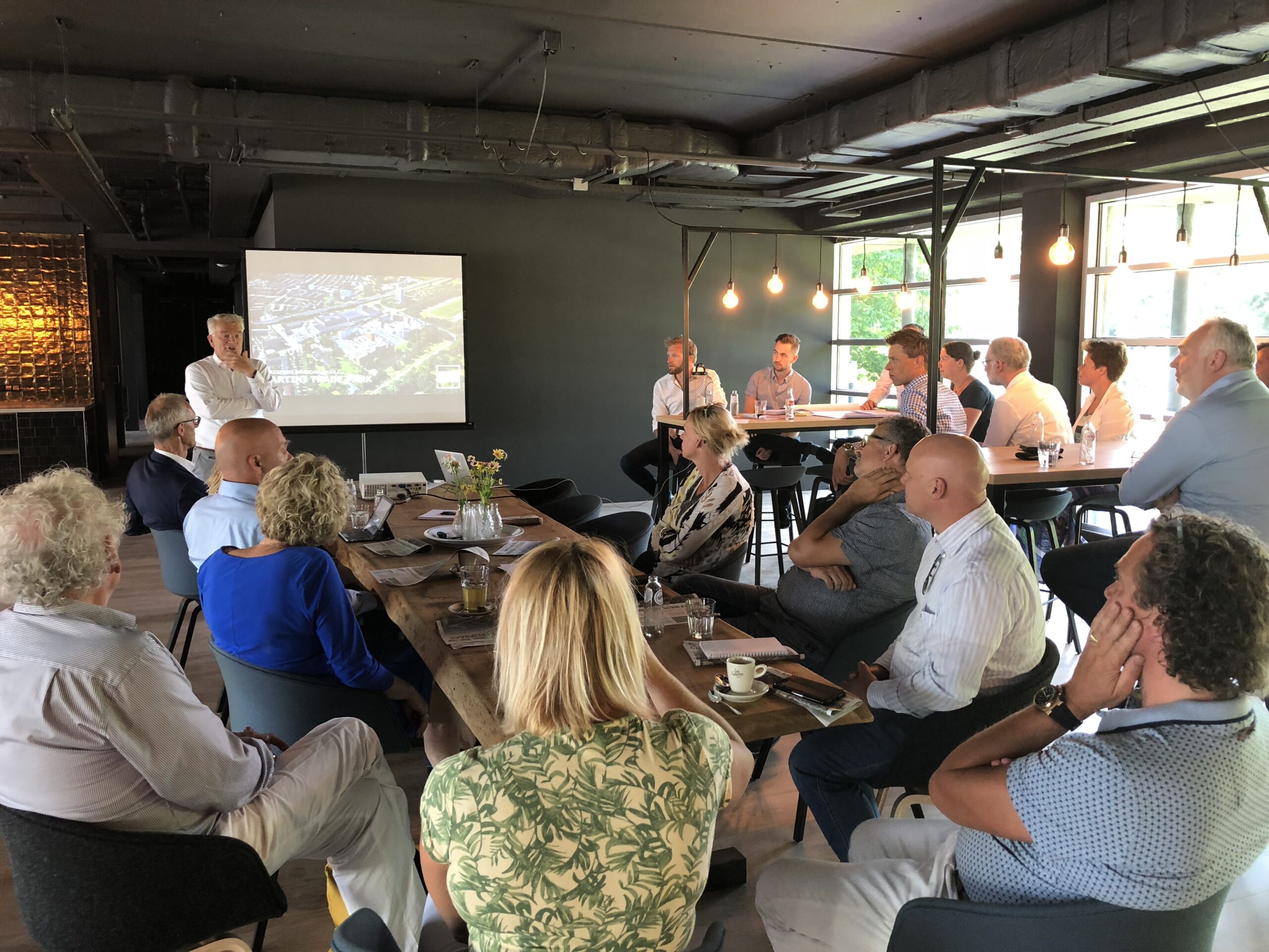 Belangstelling voor de bijeenkomst over de toekomst van het Martini Trade Park