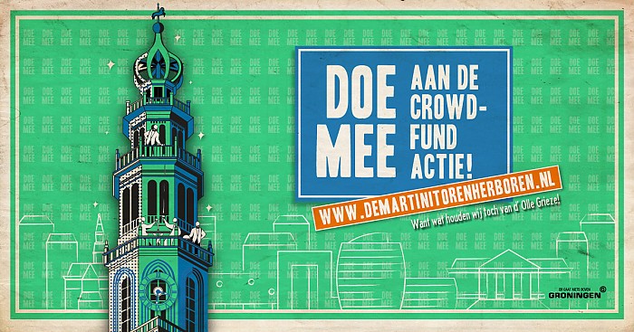 Word eigenaar van een stukje Martinitoren; adopteer een traptrede