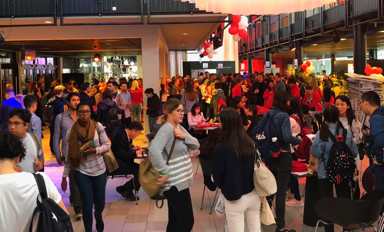 Ontvangst van internationale studenten in Groningen