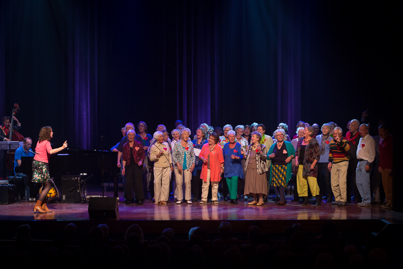 Eerste dementie-koor in Groningen geeft uitvoering