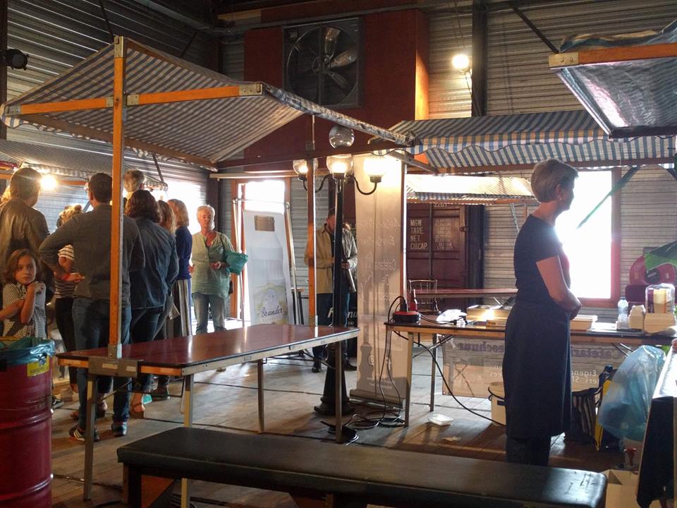 Een lege stand zonder eierballen. Foto: Rob Ypma, Facebook