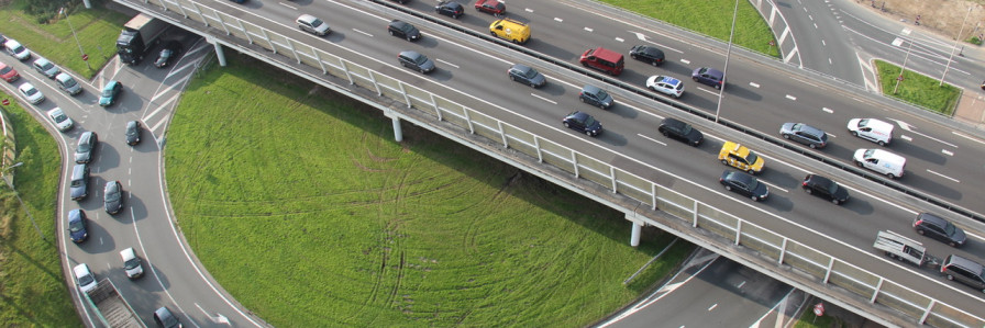 Werk in uitvoering : renovatie Viaduct Vrijheidsplein in december afgerond