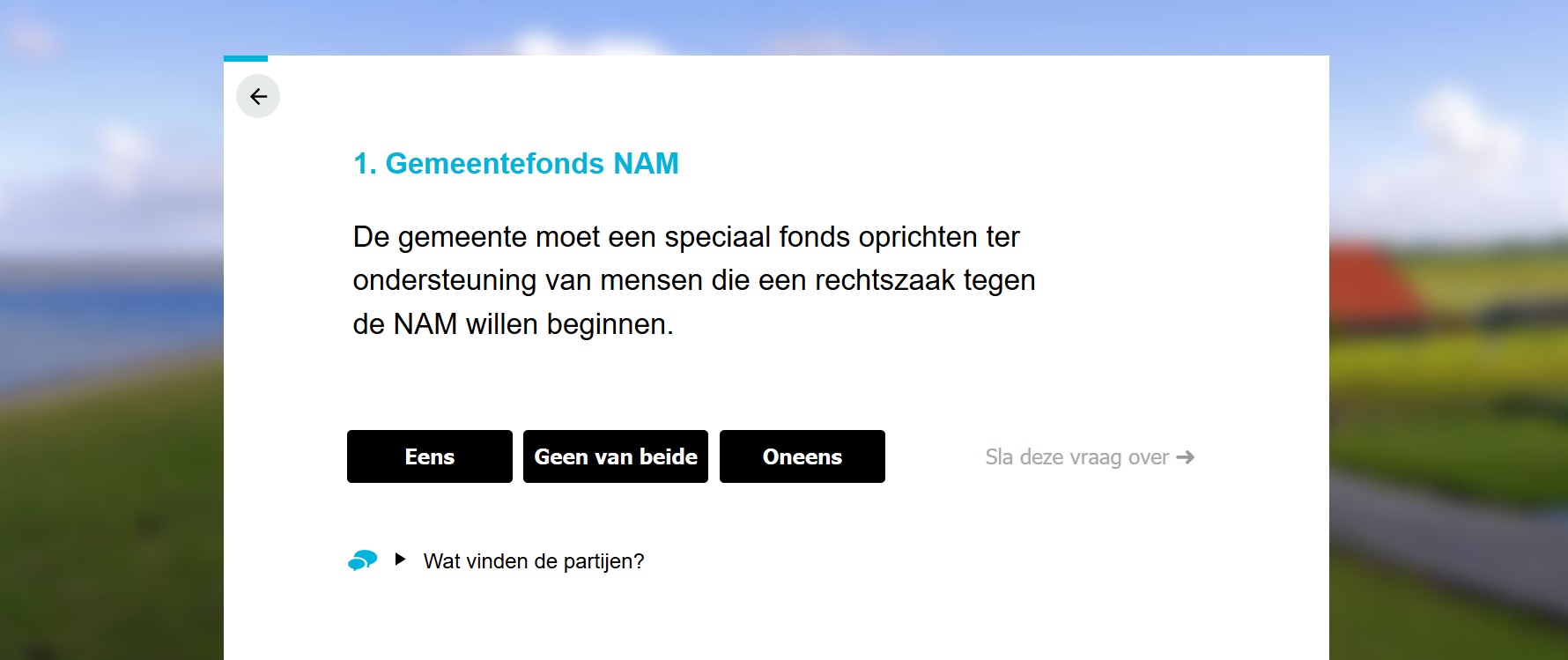 StemWijzer gemeenteraadsverkiezing online