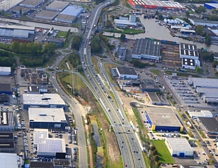 Zuidelijke Ringweg: reparatie na verzakking tijdelijke weg