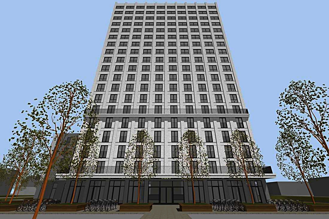 Woontoren voor internationale studenten in Groningen