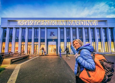Sportcentrum Kardinge 25 jaar; sporten met VR-bril