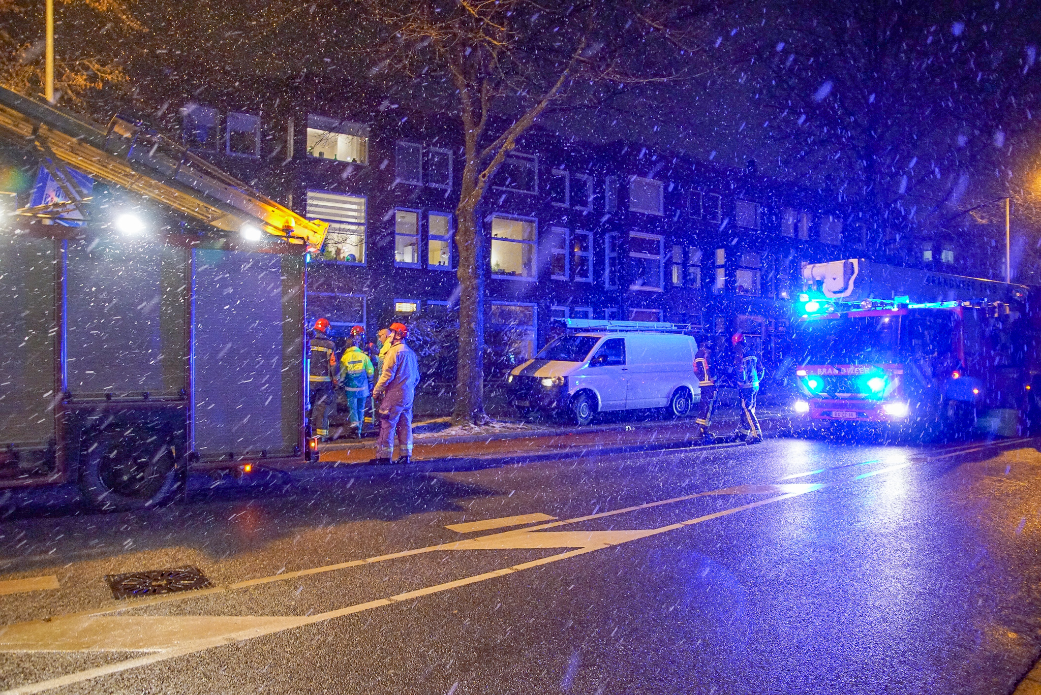 Gewonde bij keukenbrand S.S. Rosensteinlaan in Groningen