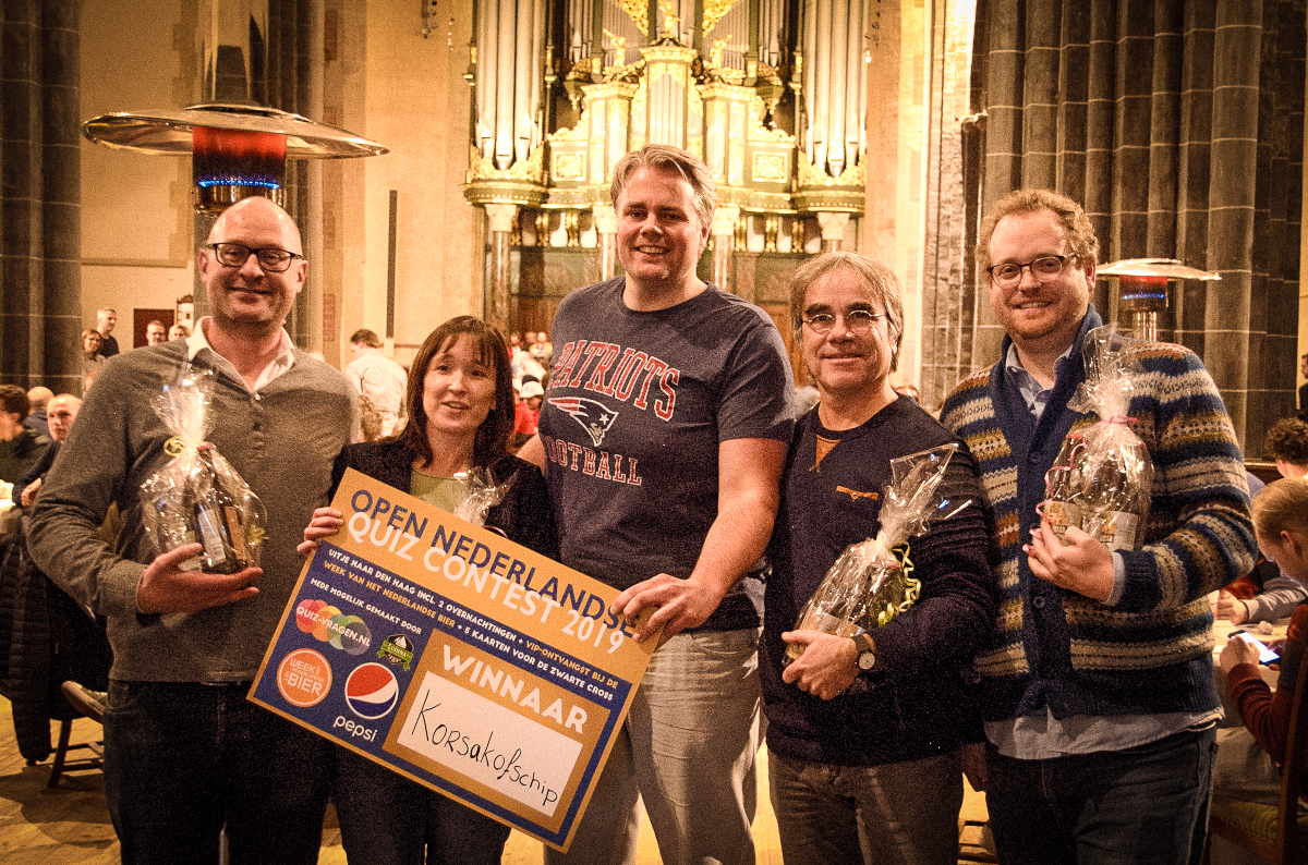 Korsakofschip wint 10e editie Open Nederlandse Quiz Contest