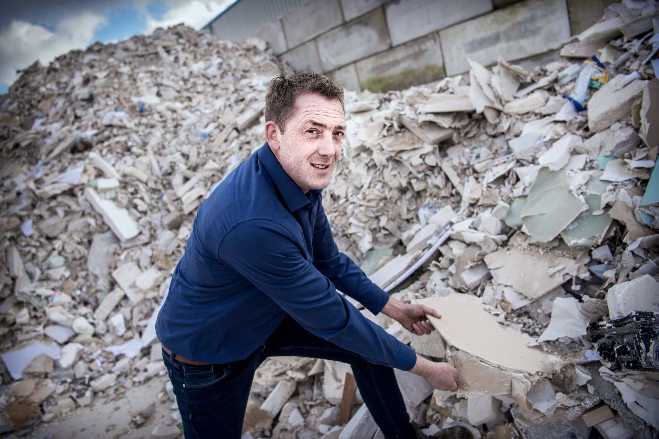 GipsRec bouwt in Farmsum recycle-installatie voor gipsafval