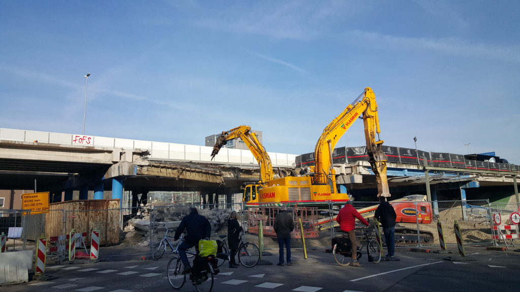 Sloop viaduct zuidelijke ringweg verloopt voorspoedig