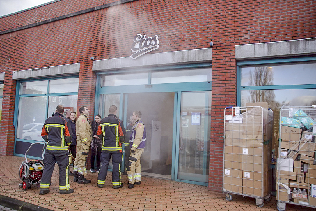 ‘Brand’ bij Etos Helperplein: wel rook, maar geen vuur