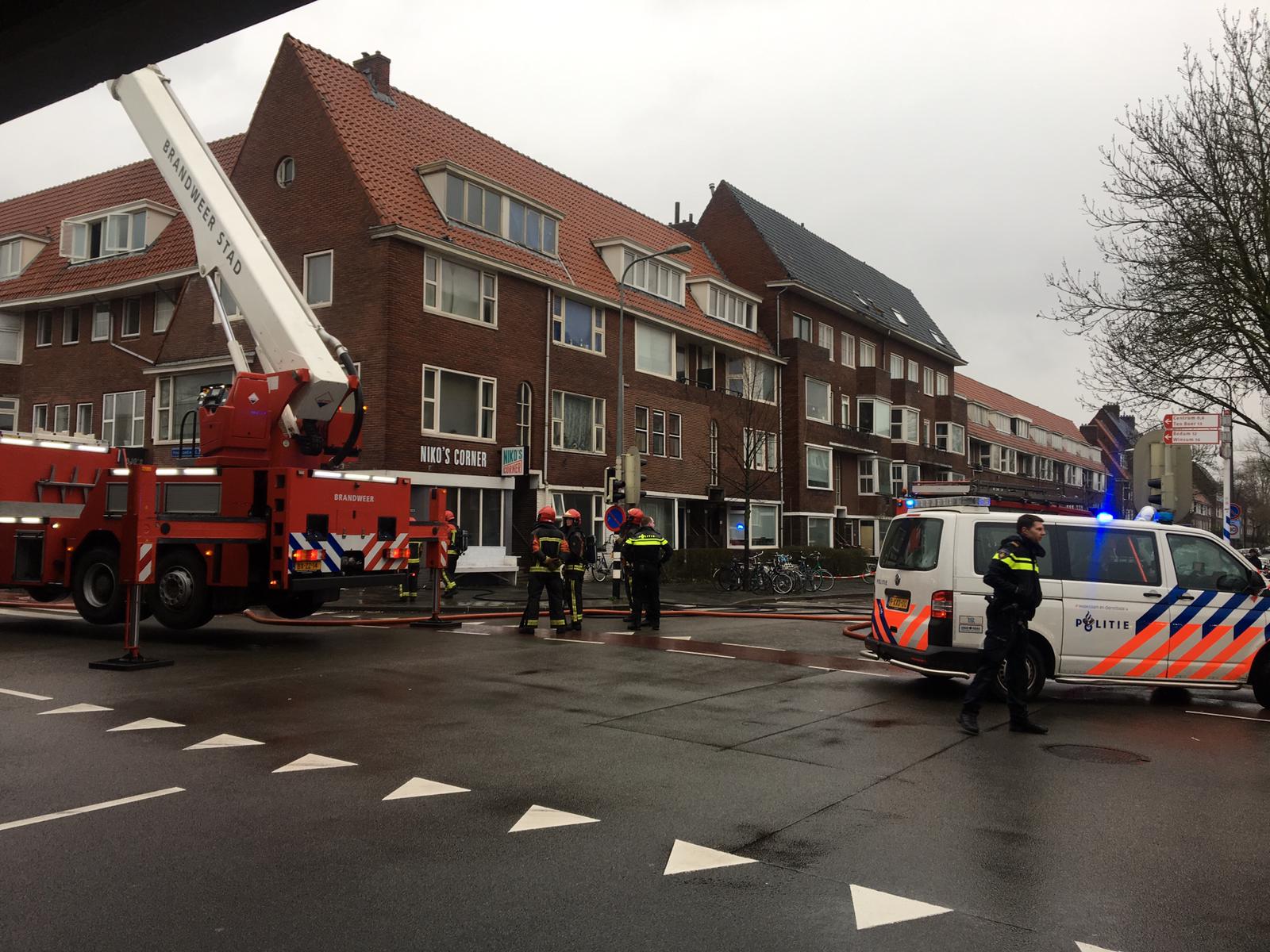 Brand in snackbar aan Parkweg