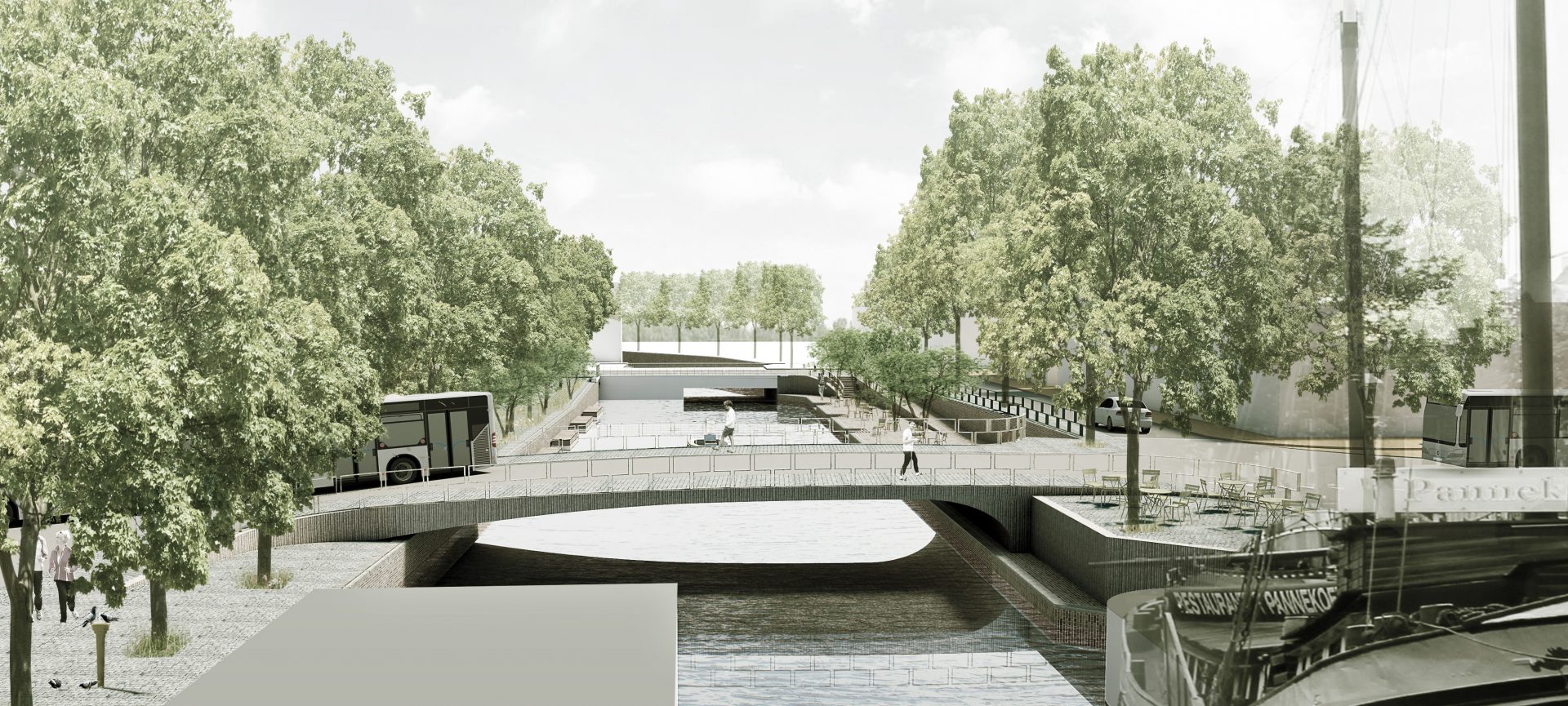 Binnenstadscafé toont 'binnenstad van de toekomst'