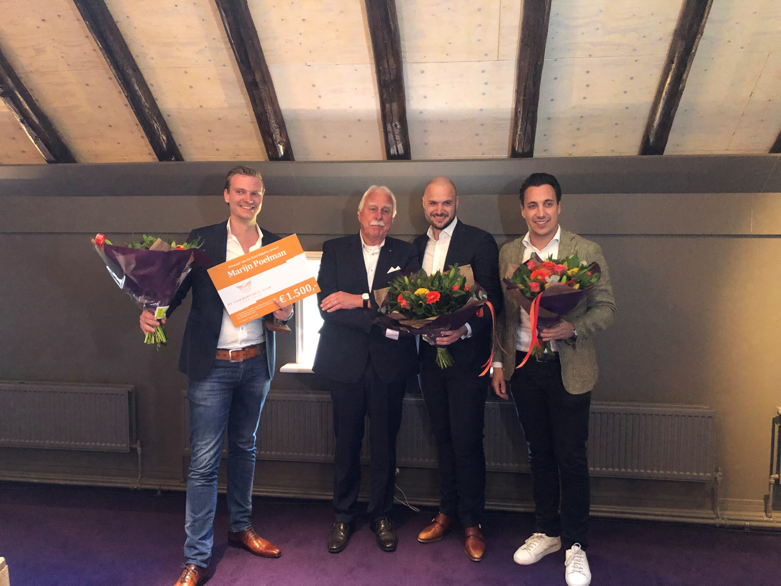 Commercieele Club Groningen: prijs voor talentvolle jonge Groningse ondernemer uitgereikt