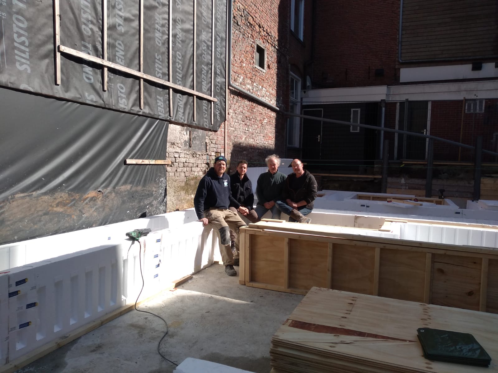 Tweede van rechts Rieks Kroon