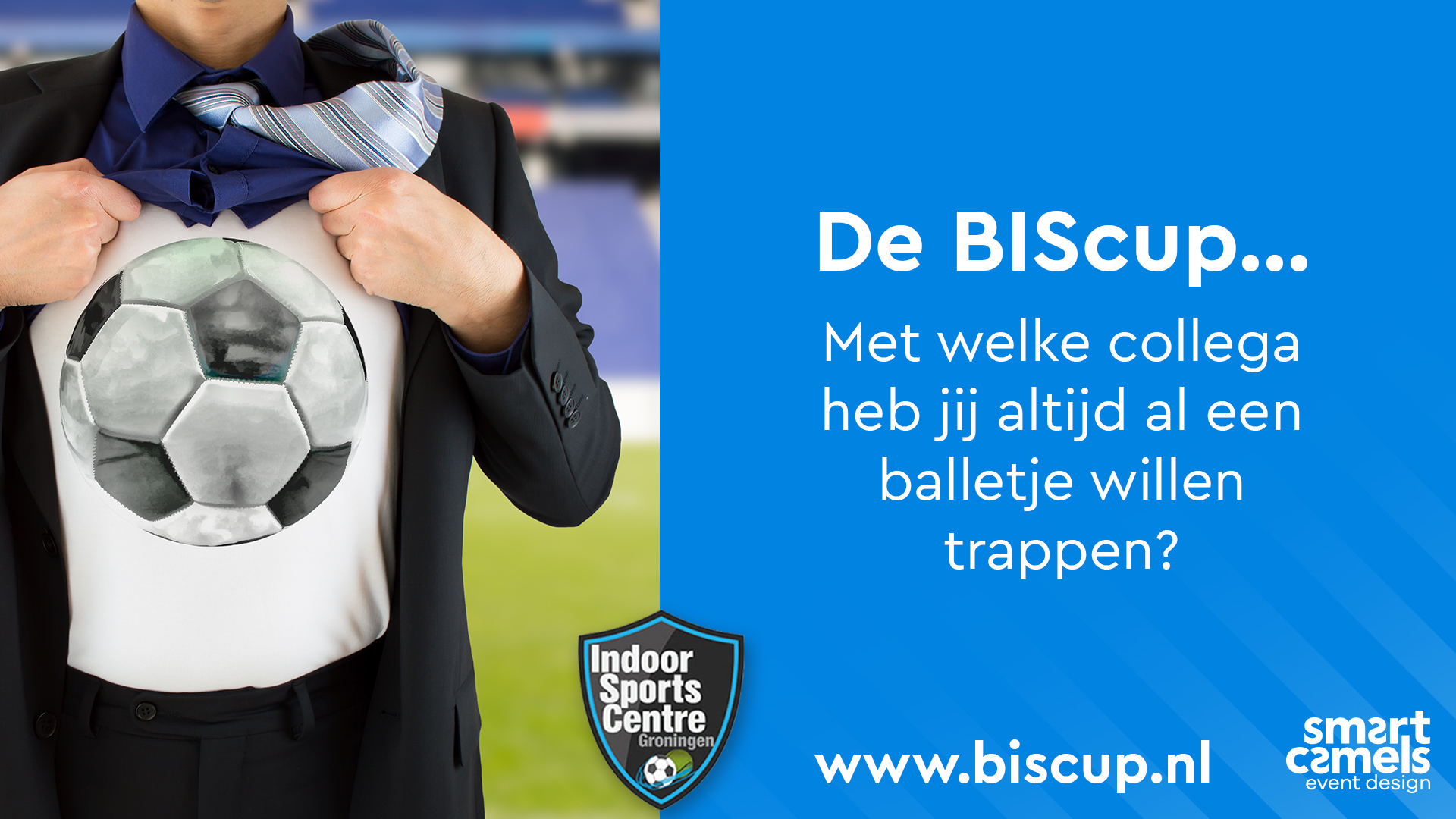 BIScup Groningen - indoor soccer competitie - zoekt nieuwe deelnemers
