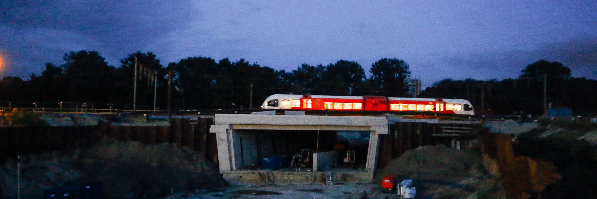 Werkzaamheden Helperzoomtunnel tijdig klaar en dus rijden de treinen weer