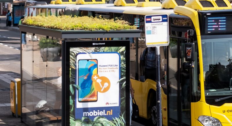 Idee voor Groningen? Groene bushokjes en groene daken Utrecht halen wereldpers