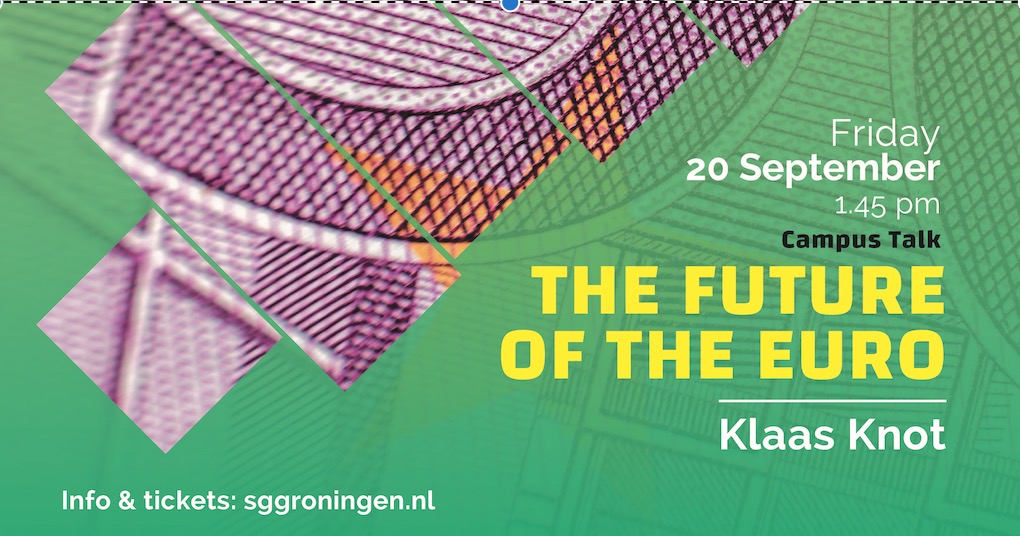 DNB-president Klaas Knot praat in Groningen over toekomst van de Euro